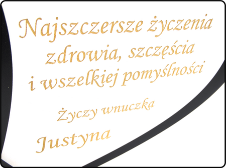 Statuetka Prezent Dzień Babci Dziadka Serca Grawer