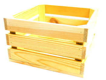 Drewniana skrzynka dekoracyjna 30x30x18 cm, pudełko do przechowywania na wino, owoce, warzywa, ekologiczna, strugana