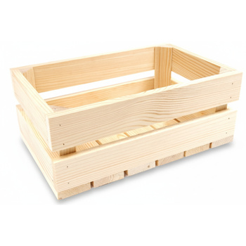 Skrzynka Drewniana Surowa 30x20x12 cm Sosnowa Dekoracyjna GoodFreshDecor
