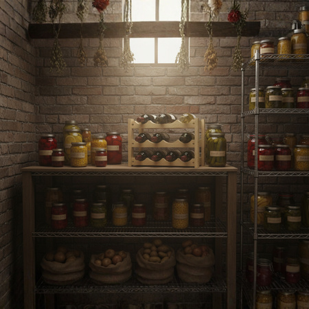 Drewniany Stojak na Wino Regał na 12 Butelek Sosnowy | GoodFreshDecor