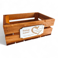 Elegancka brązowa skrzynka z personalizowaną tabliczką na Dzień Matki